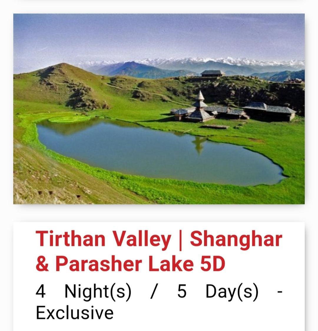 Tirthan Crest Homestay Banjār Exterior photo